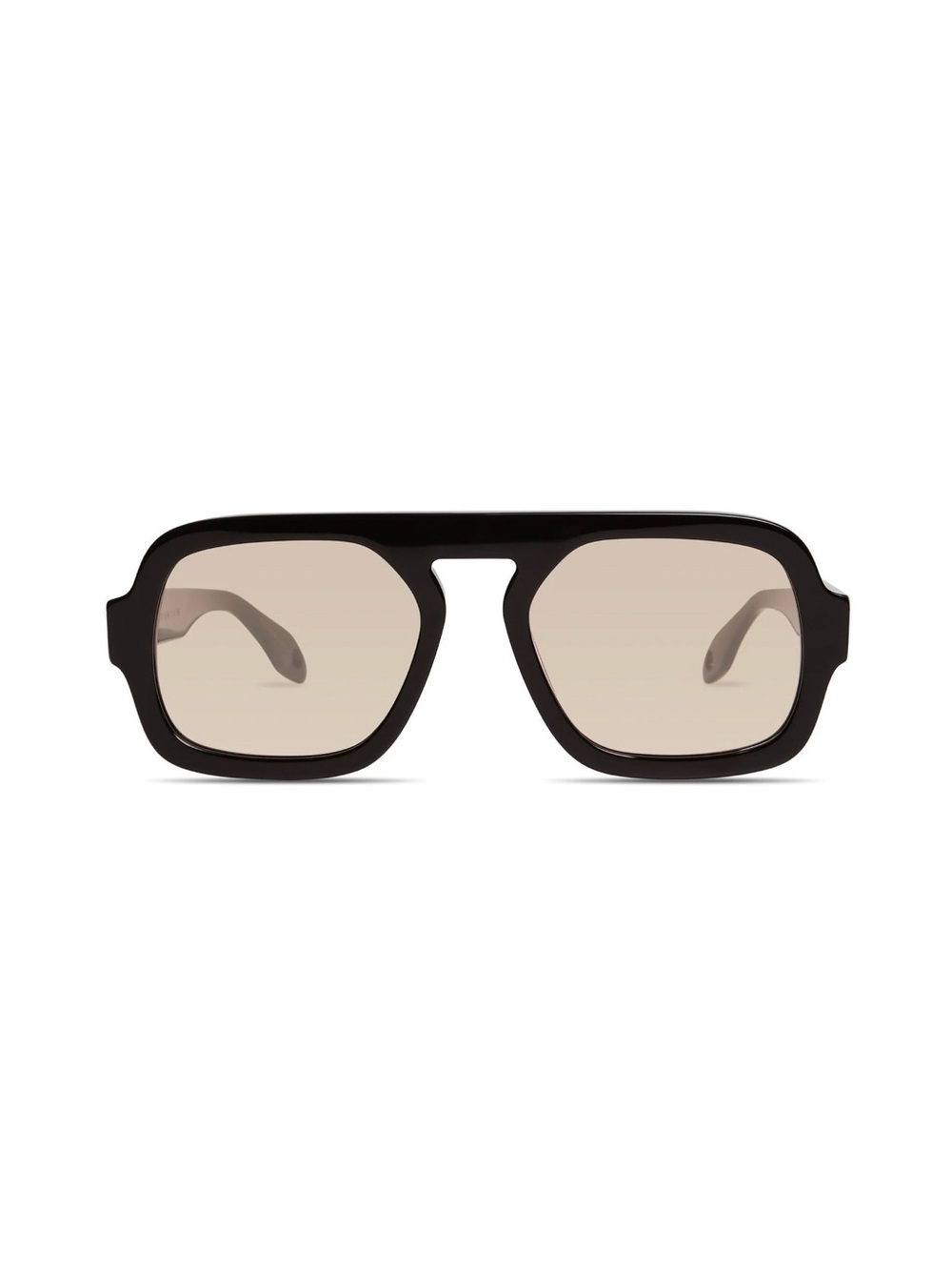 Elisa Johnson Jane in Gloss Black Sunglasses